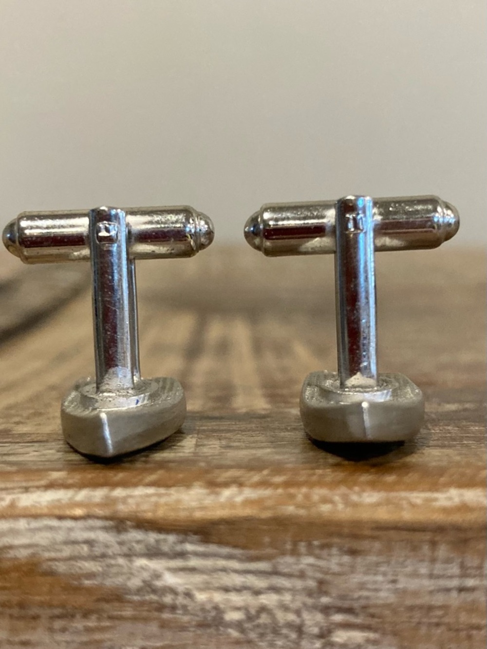 Vintage Hickok Fleur‑de‑Lis Shield Cufflinks USA Made Mid‑Century Men’s Jewelry - Picture 6 of 11